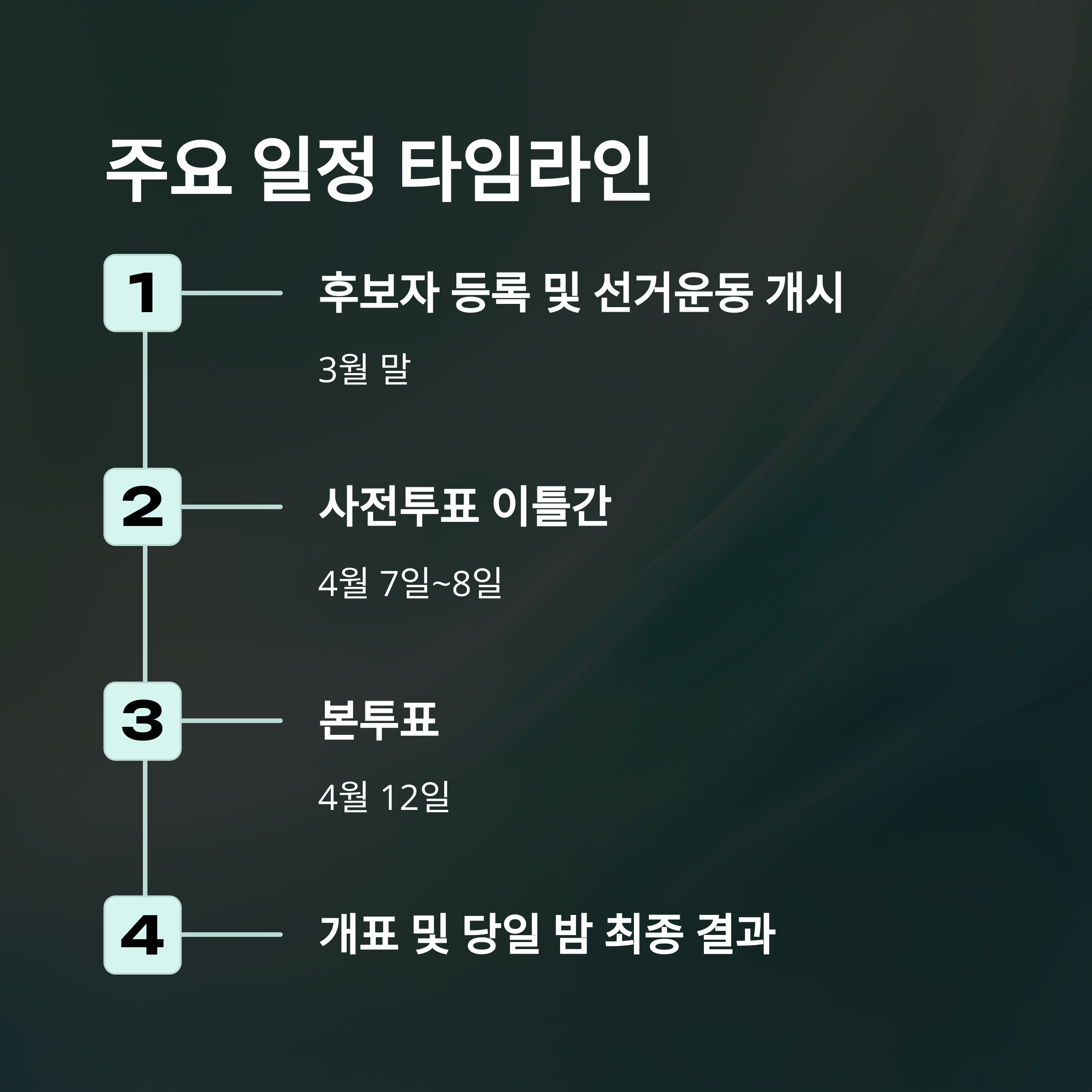 다음 국회의원 선거일, 일정, 사전투표까지 한눈에 정리(공휴일 지정, 공식일자, 체크포인트)4