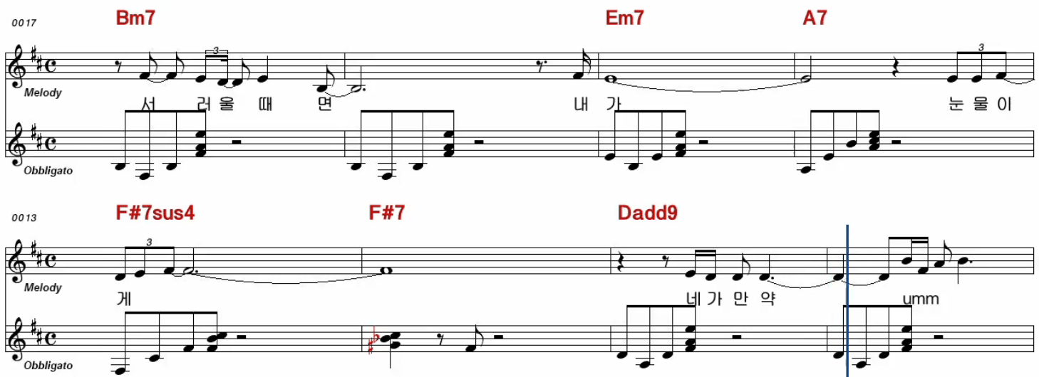 윤복희 여러분 악보 노래방