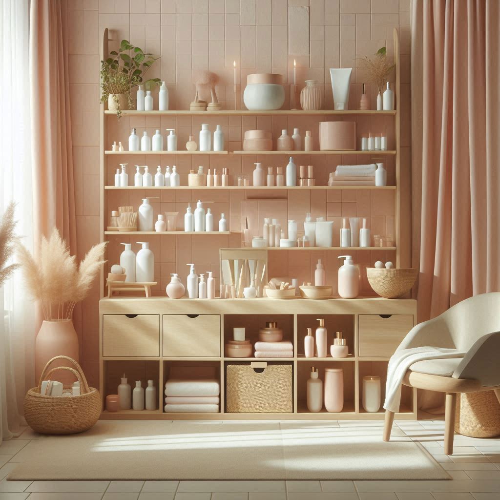 피부,체형관리 샵 배경