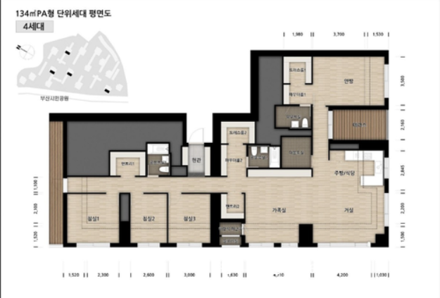 촉진3구역 평면도