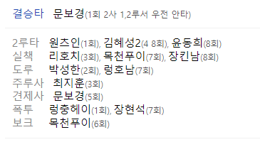 항저우아시안게임 야구 대한민국 vs홍콩
