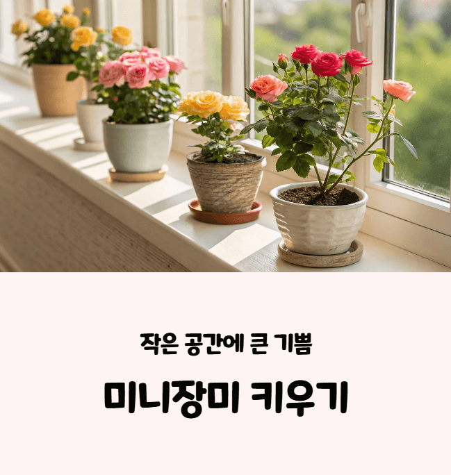 미니장미 키우는 법