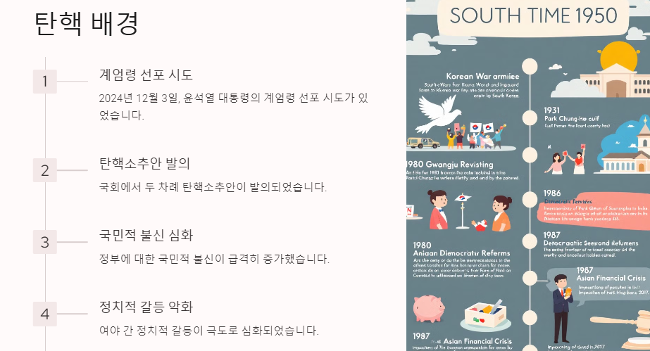 윤석열 대통령 탄핵: 재판내용, 정치 경제 사회적변화, 조기대선일