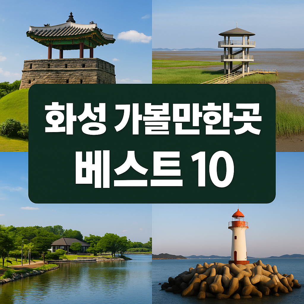 화성 가볼만한곳 베스트10✅