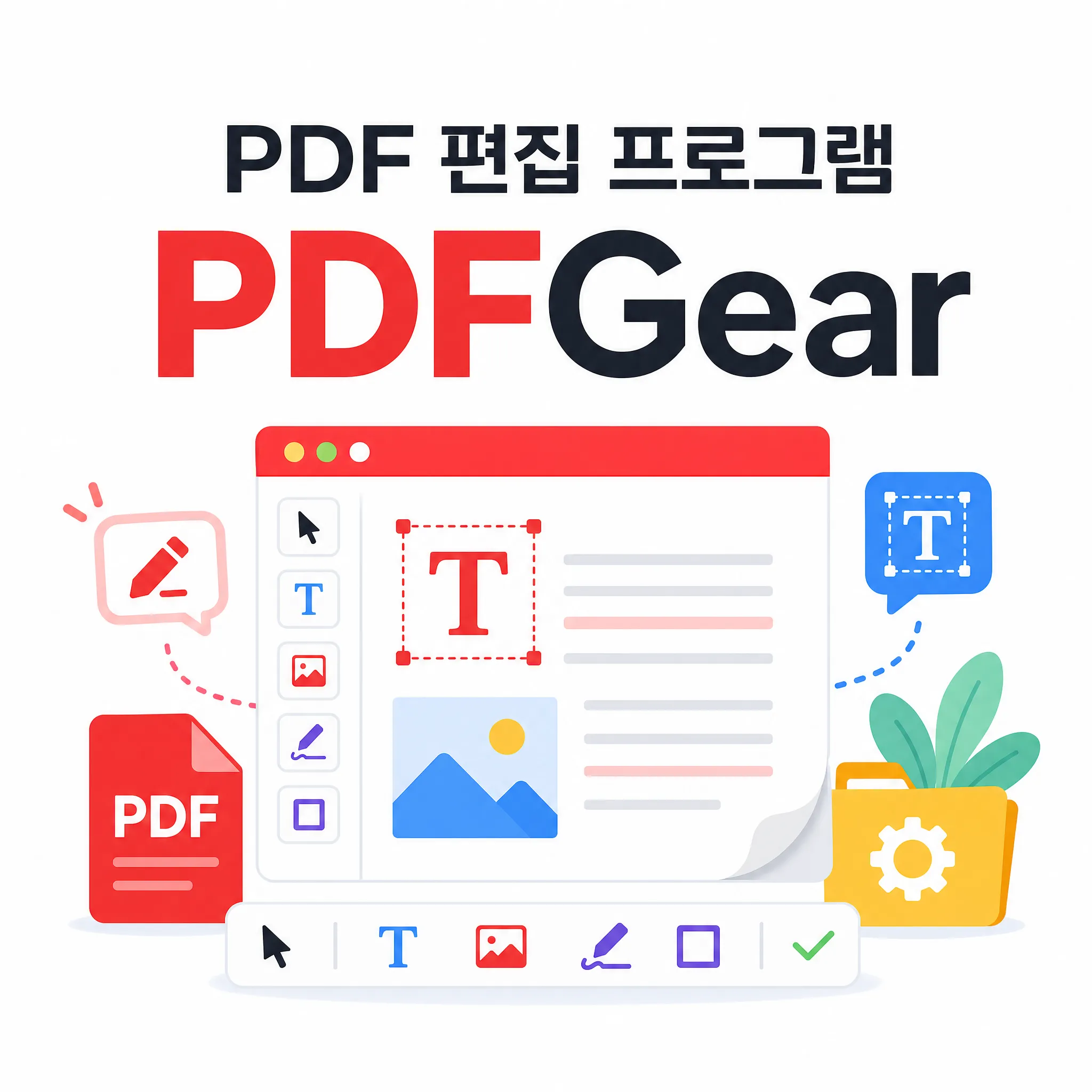 무료 PC MAC IOS 안드로이드 웹 PDF 편집 프로그램 PDFGear 설치 사용 방법