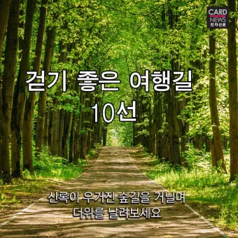 걷기좋은 숲길 50 서울 전남 경북_19