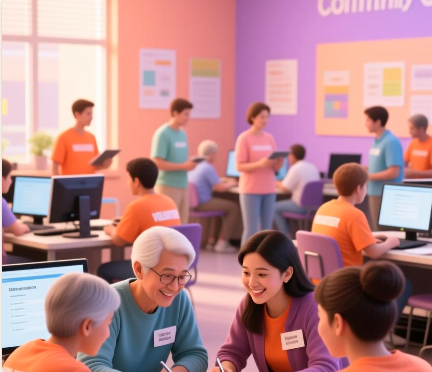 1365 Volunteer Portal and VMS Integration Dashboard Interface for Comprehensive Volunteer Activity Management