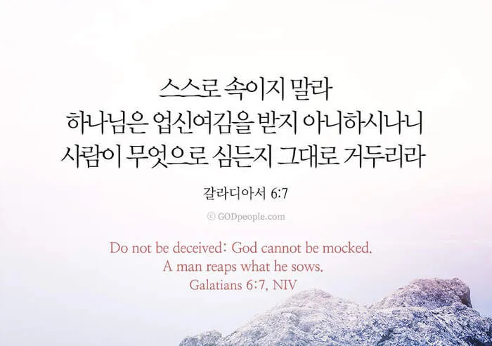 갈라디아서 6장 14절 묵상 십자가의 자랑_6