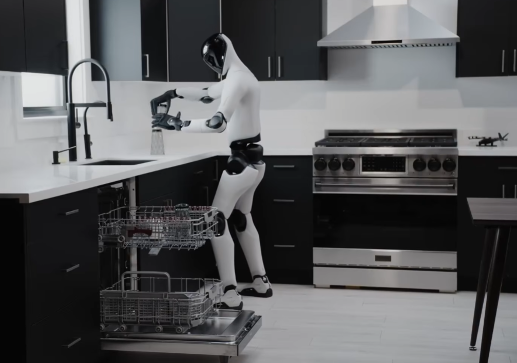피규어 AI 로봇이 주방에서 업무하는 모습