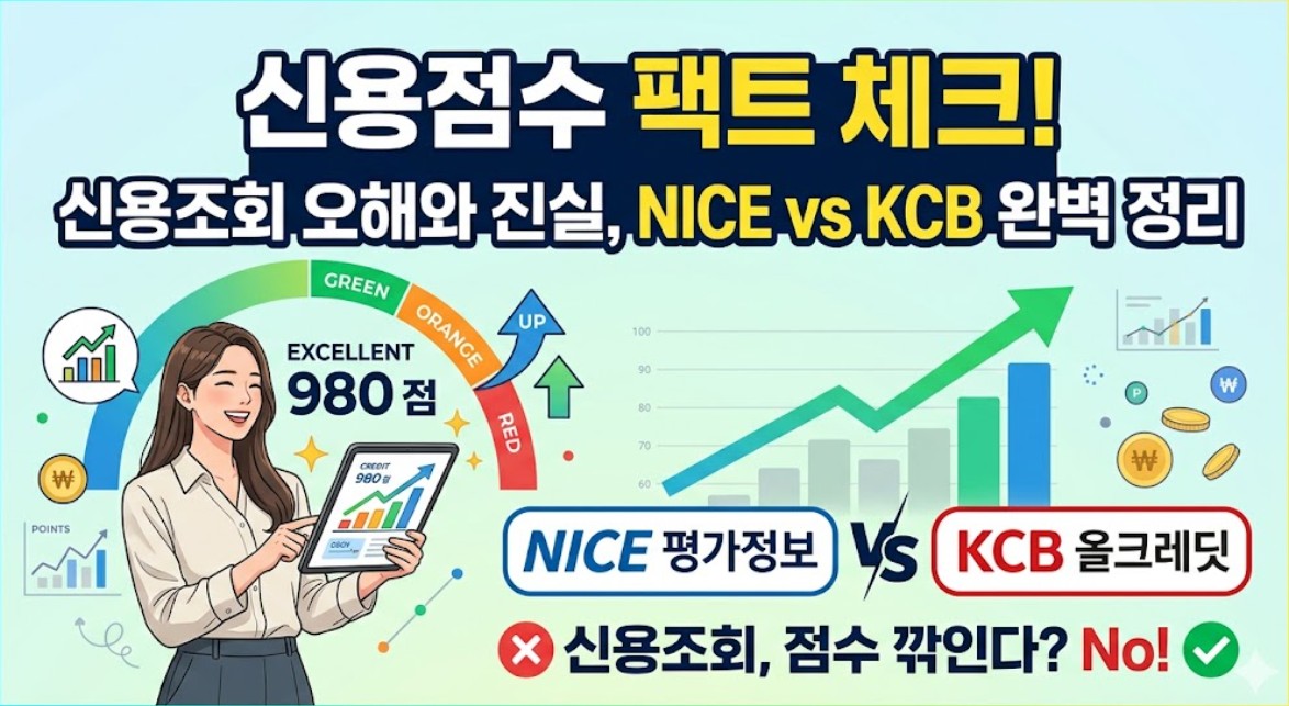 신용점수 평가 팩트체크 사진