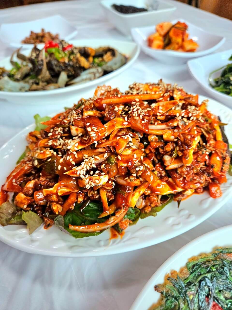 6시 내고향 경남 하동 맛집 재첩밥상 이화가든 (재첩국과 참게장 재첩회 무침 맛집)