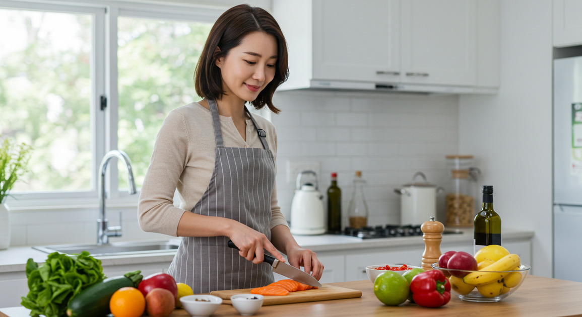 ํ์ ์กฐ์ ์ ์ข์ ์ํ์ต๊ด ์ฆ๊ธฐ๋ ์ฌ์ฑ์ ์ด๋ฏธ์ง