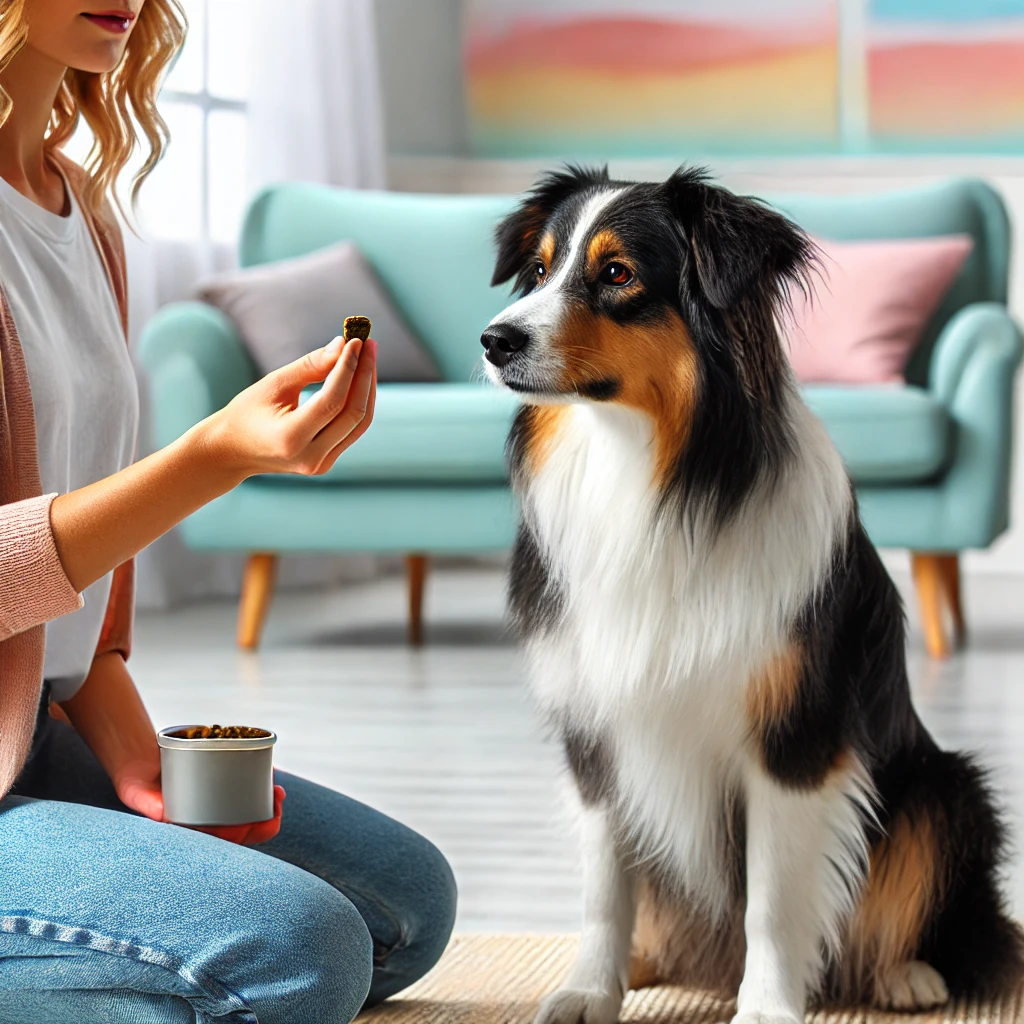 강아지 훈련하는과정