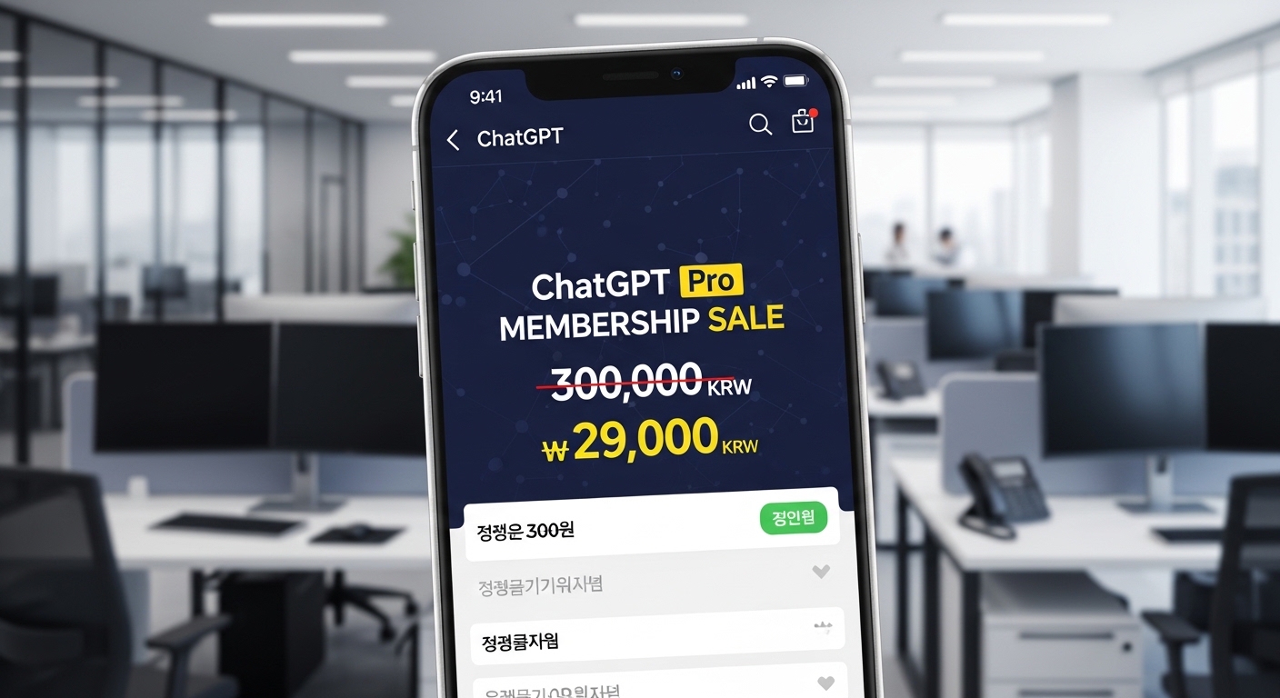 30만원 ‘챗GPT 프로’가 2만9000원