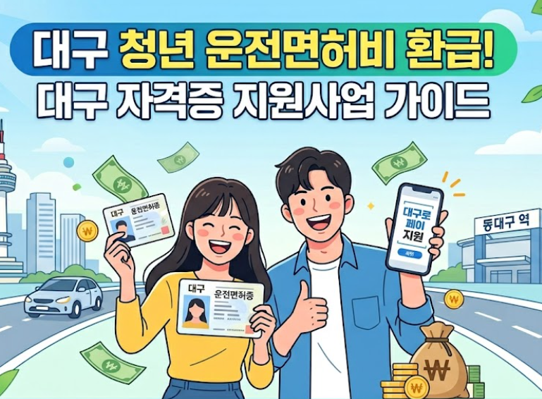 대구 운전면허 지원금
