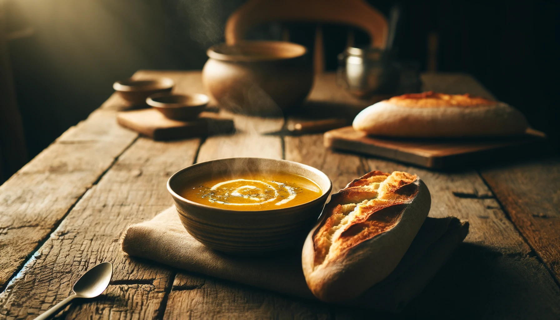 치와바타 빵과 스프