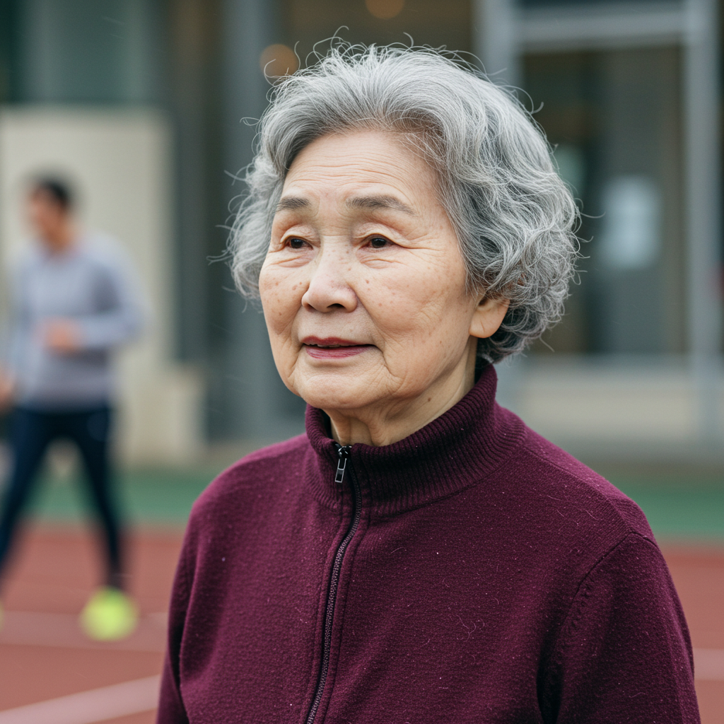 65세 이상 할머니의 모습
