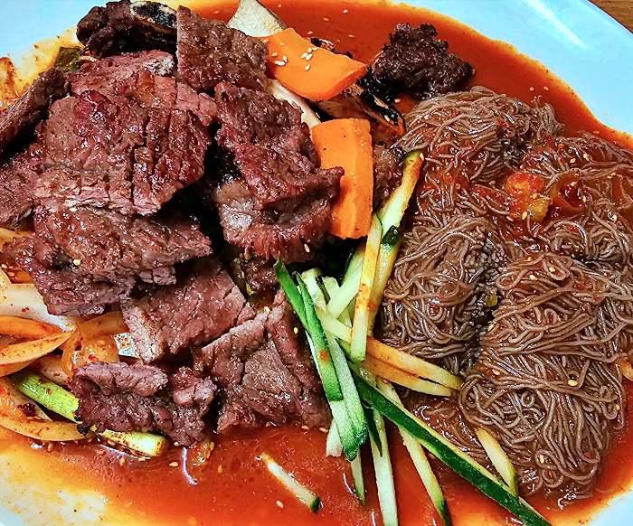 나혼산, 나혼자 산다 목포 산낙지 한 마리 통째, 매콤한 소갈비 비빔 냉면 맛집