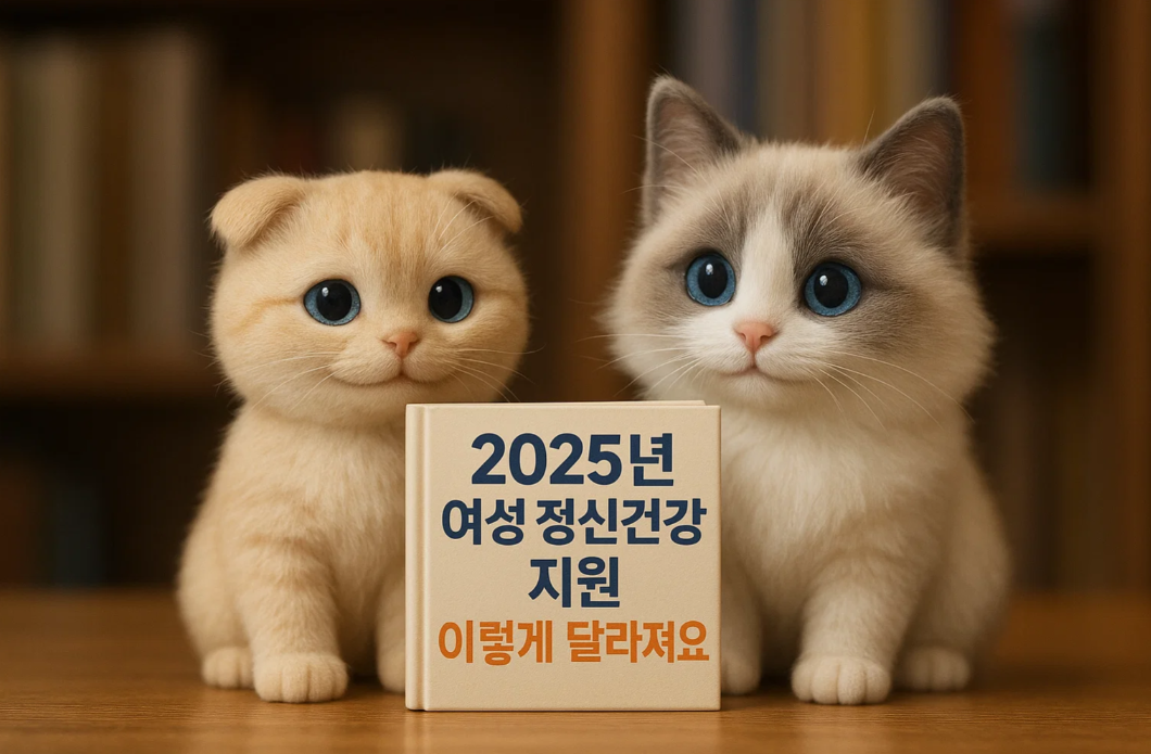 2025년 여성 정신건강 지원, 이렇게 달라져요