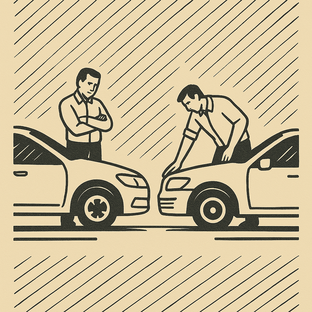 차가 충돌하는 꿈