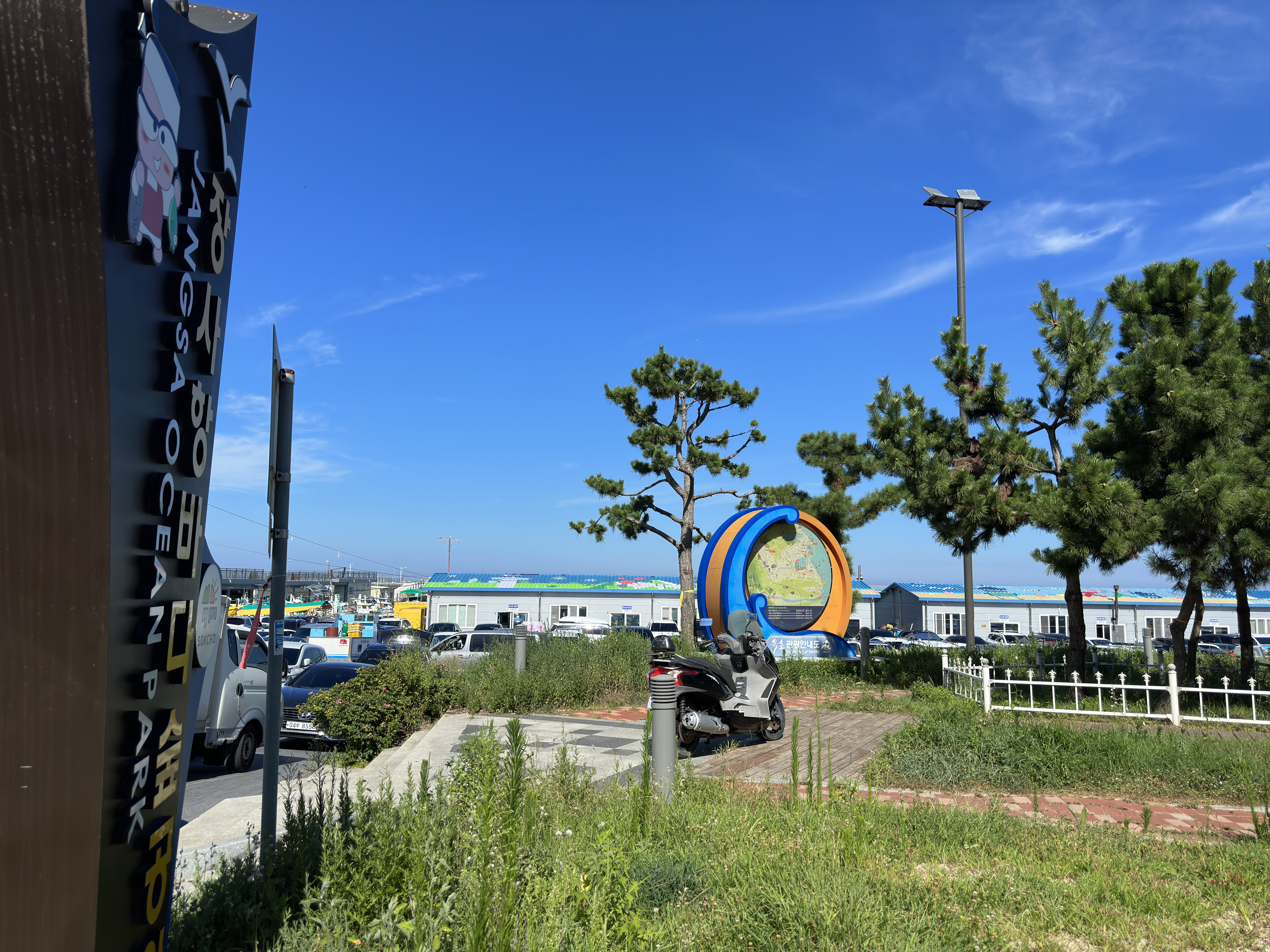 장사항바다숲공원 주차장