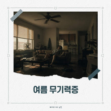 여름만 되면 아무것도 하기 싫어지는 이유
