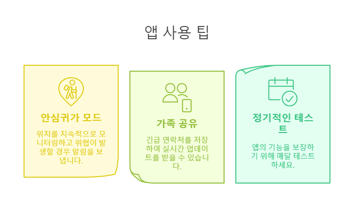 앱 사용 팁