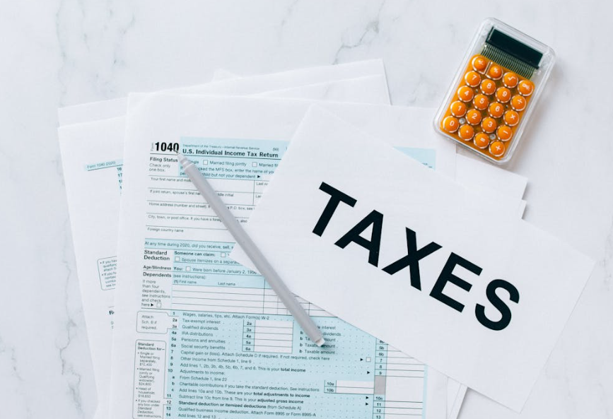 세금 관련 사진