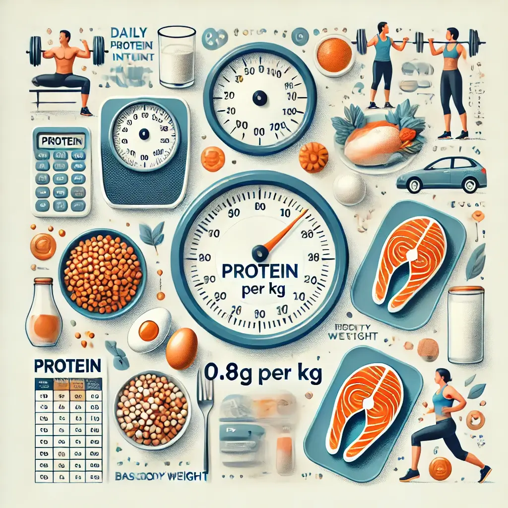 1일 단백질 계산법