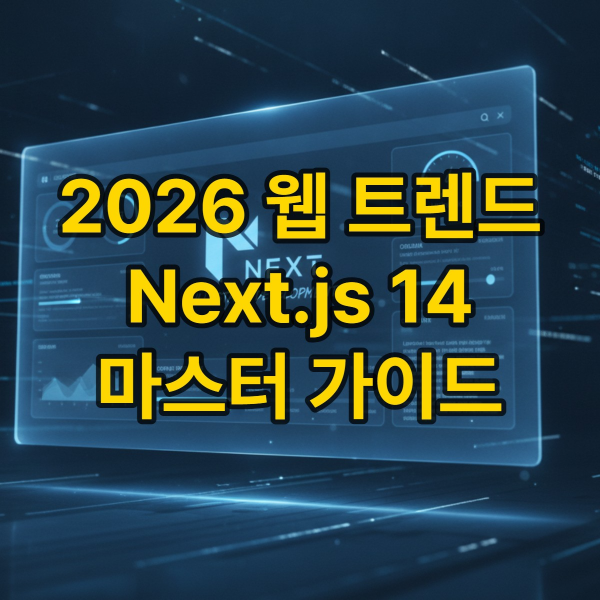 Next.js 14 풀스택 구축 마스터 가이드 안내 이미지