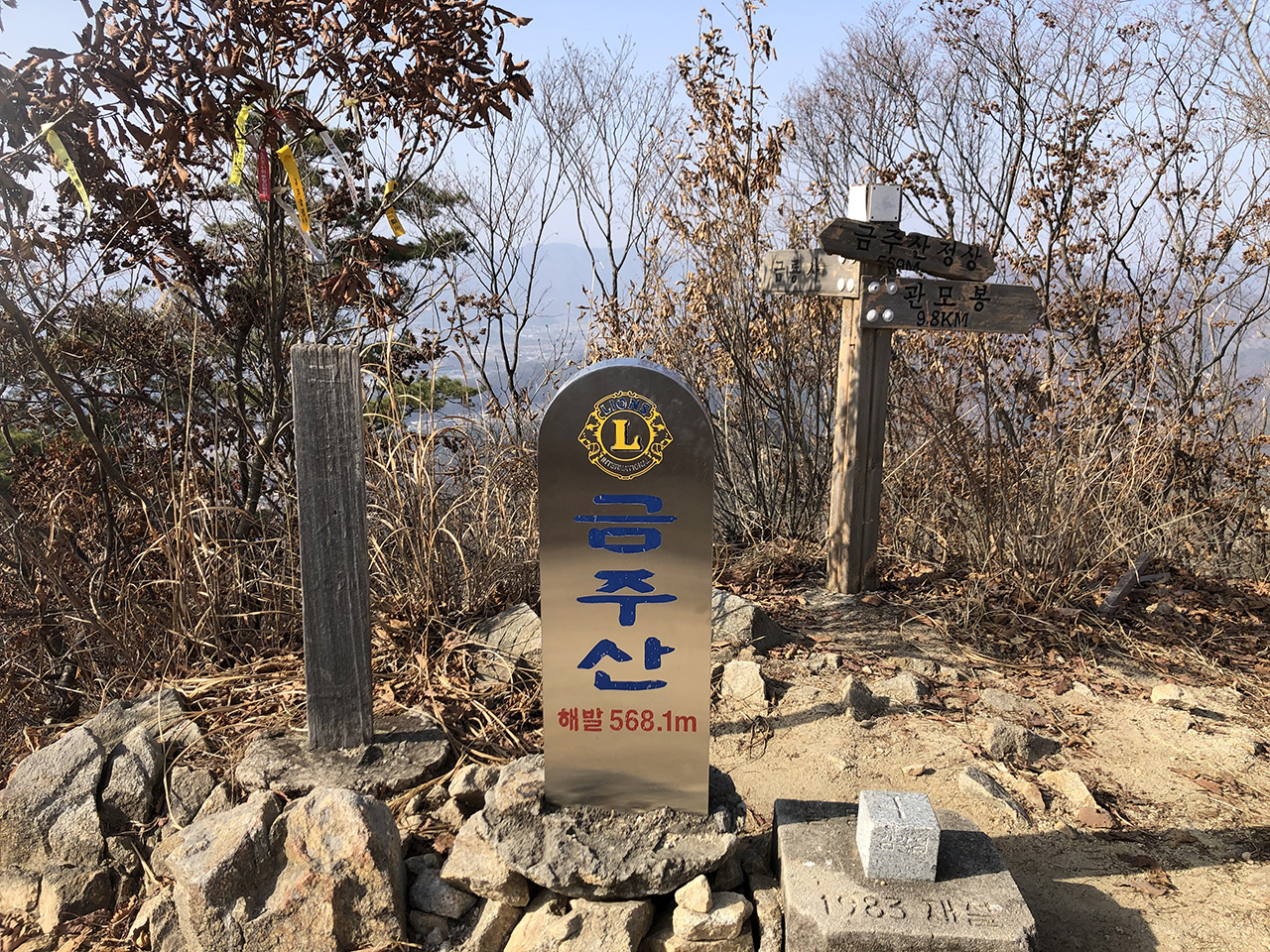 금주산 정상