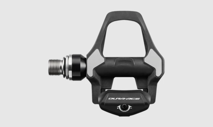 DURA-ACE PD-R9300 정면 넓은 페달 플랫폼과 클릿 장력조절 구조