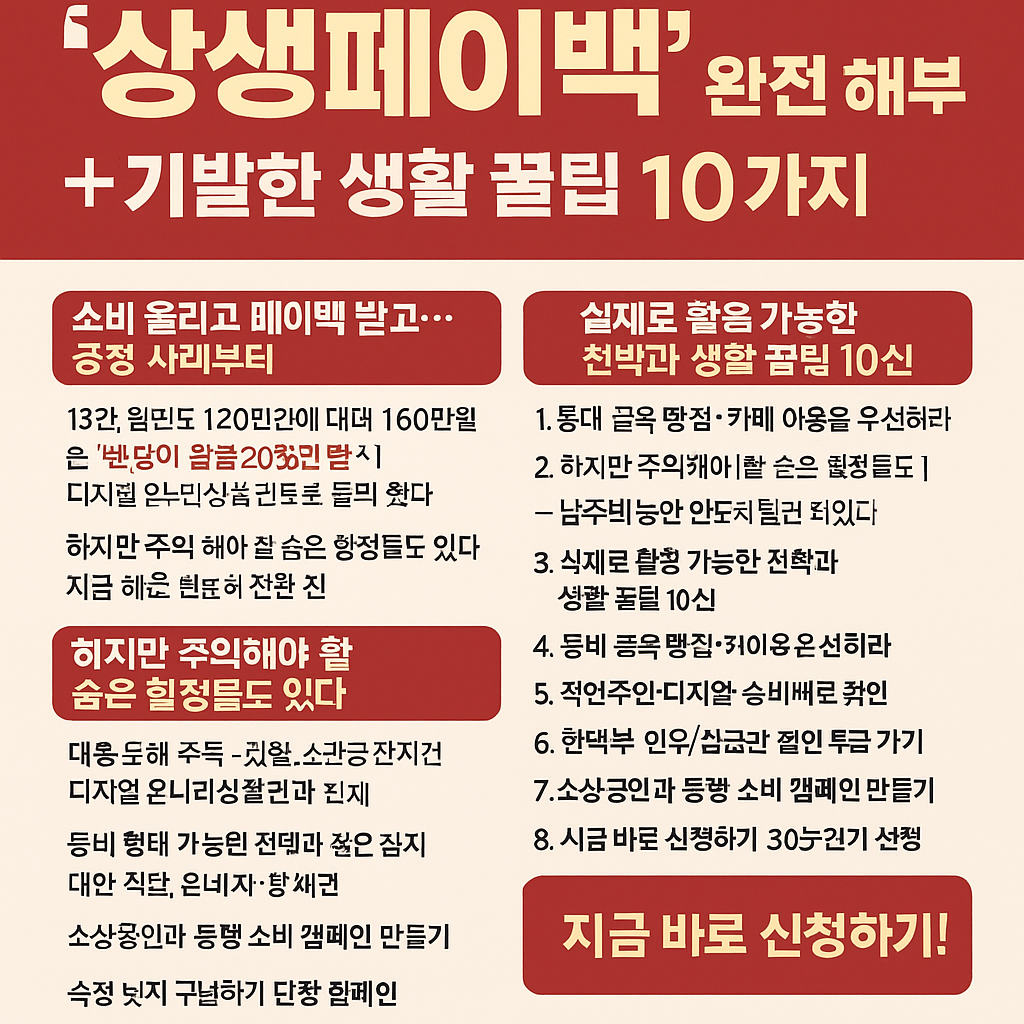 상생페이백 정책 분석