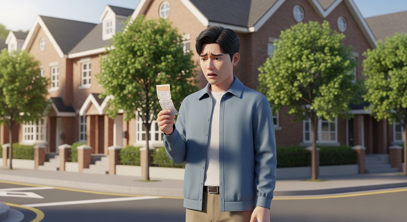 교차로모퉁이5m, 주택가주차단속