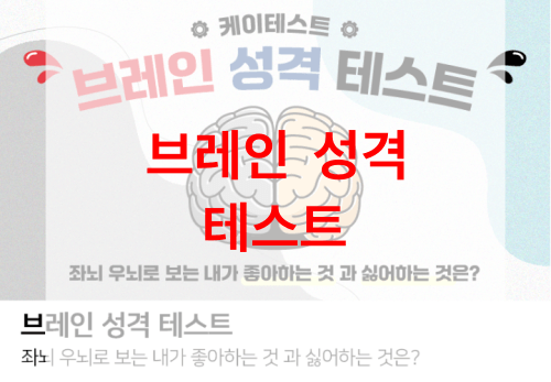 브레인-성격-테스트