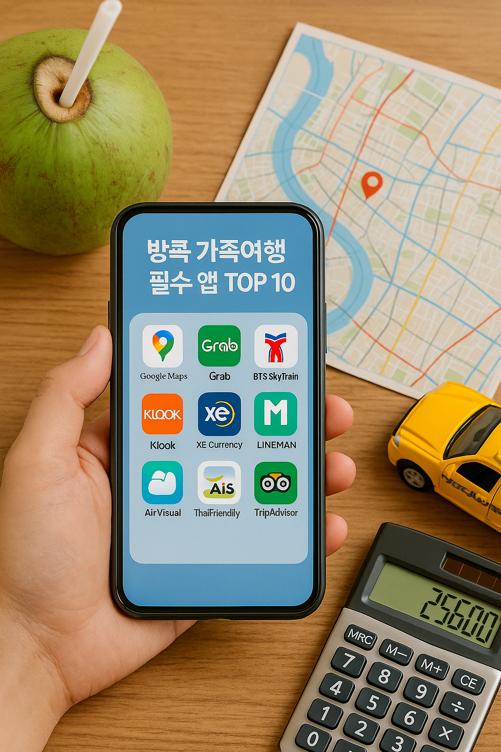 방콕 가족여행 필수 앱