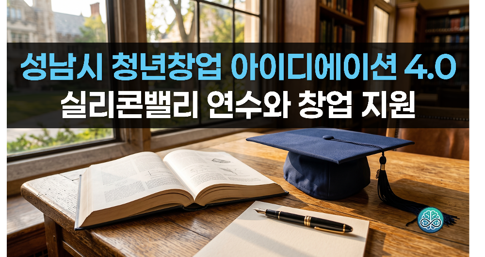 2026년 성남시 청년창업 아이디에이션 4.0 - 실리콘밸리 연수와 창업 지원 총정리