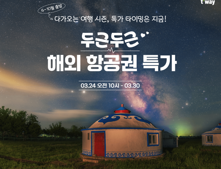 티웨이 15% 할인