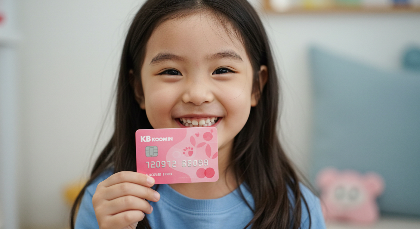 💳 KB국민 티니핑카드, 우리 아이 첫 카드 이렇게 만들었어요! 👧💙
