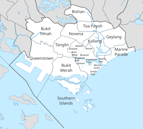 Central Region 행정구역