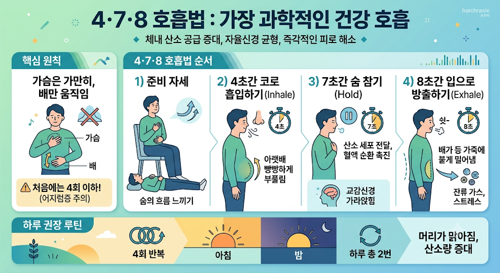 4.7.8 호흡법에 대한 인포그래픽