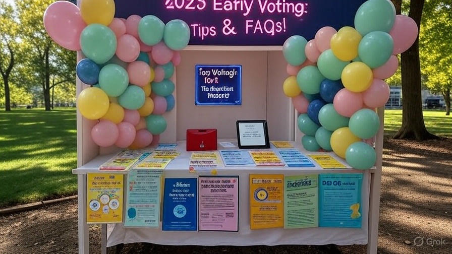 "2025 대선 사전투표 팁과 FAQ 강조"