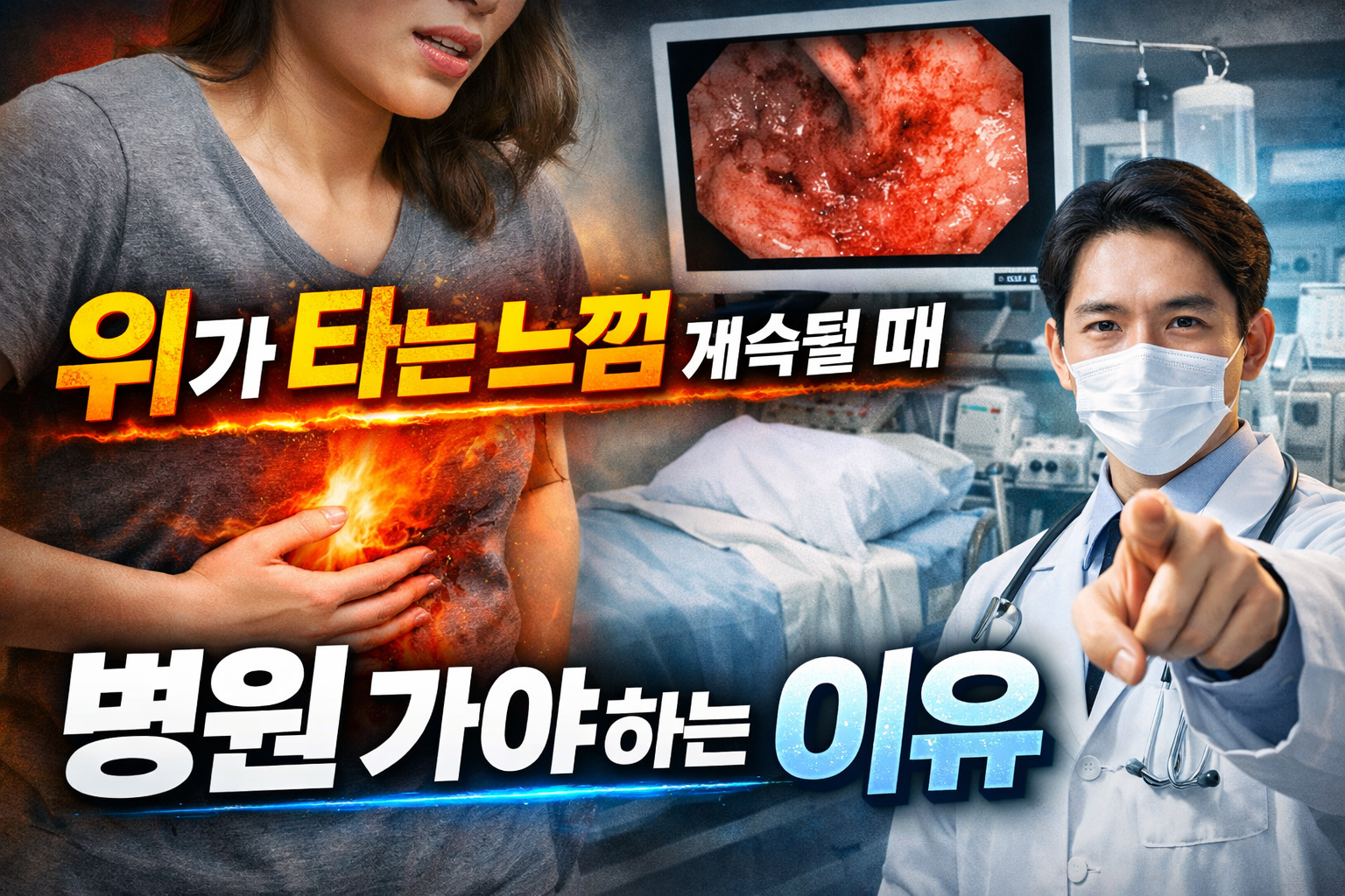 위가 타는 느낌 계속될 때