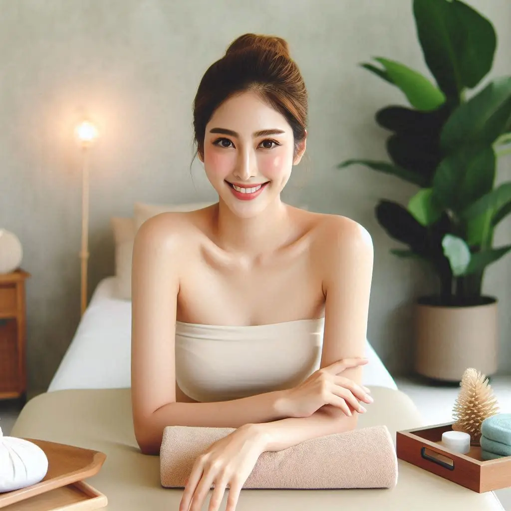 피부,체형관리 샵 배경