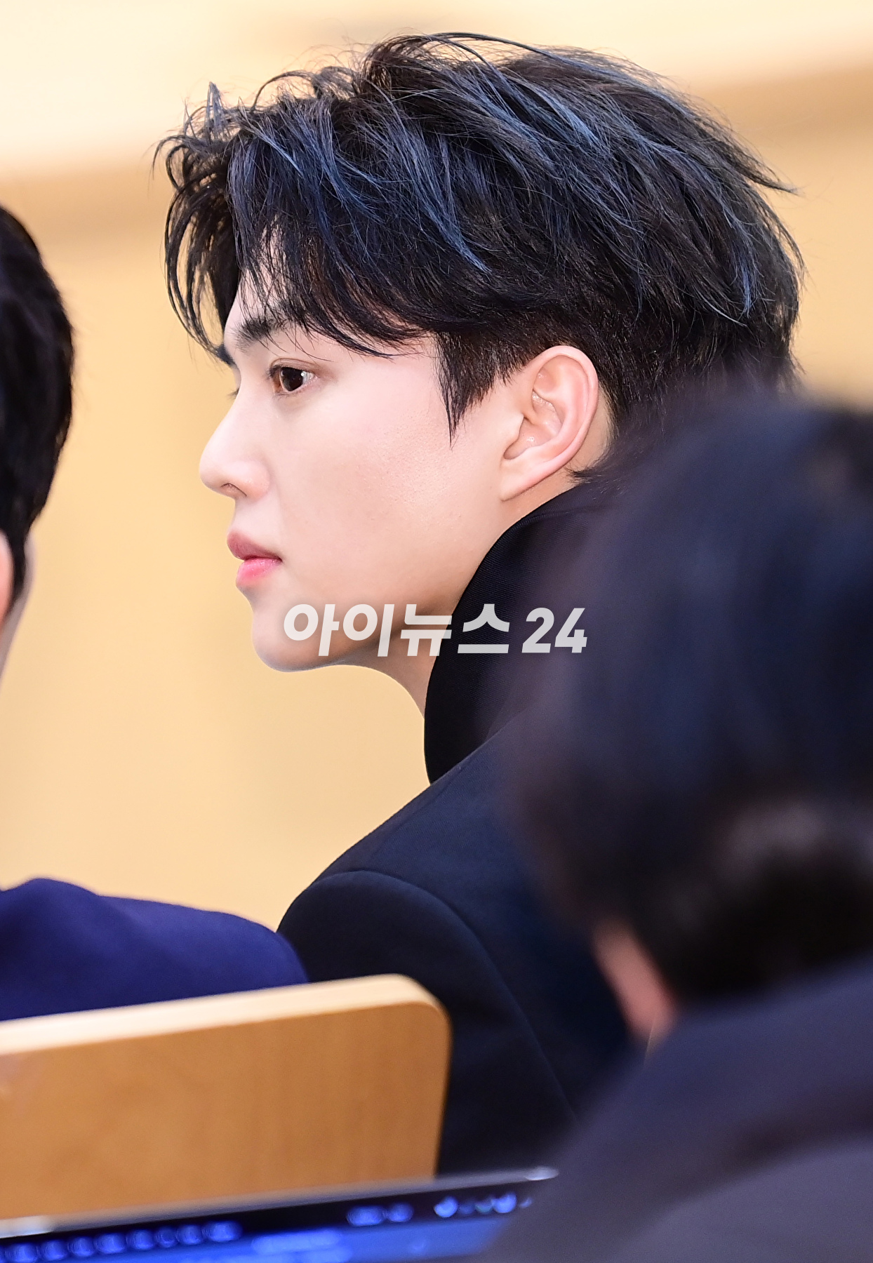 배우 송강이 24일 오후 서울 양천구 SBS에서 열린 SBS 새 금토드라마 '마이 데몬' 제작발표회에 참석하고 있다. [사진=정소희 기자]