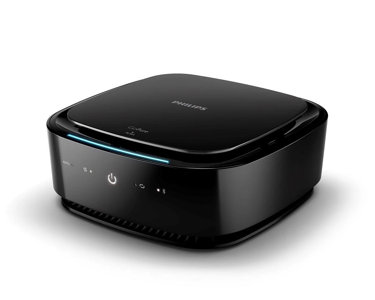 차량용 공기청정기의 소음 정도를 설명하는 시각 자료