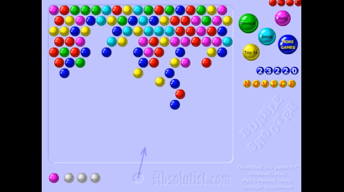 버블슈터 게임하기