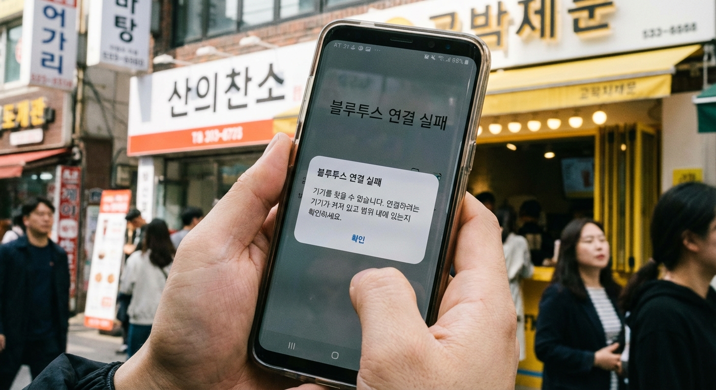 블루투스 연결 안 될 때 해결 방법