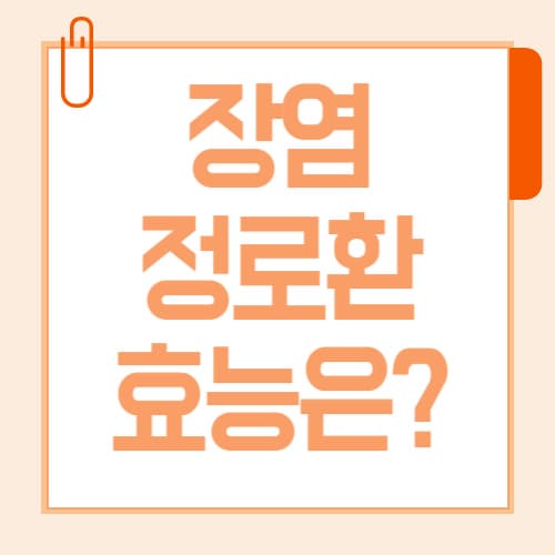장염 진짜 빨리 낫고 싶다면? 정로환의 뜻밖의 효능 공개!