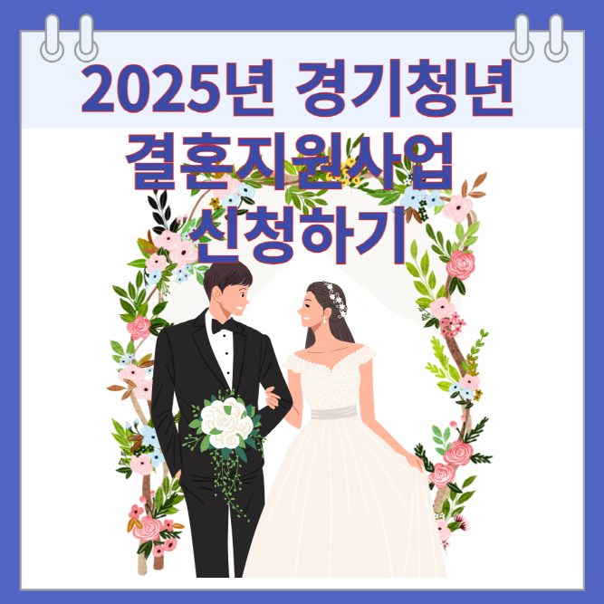 2025년 경기청년 결혼지원사업 신청하기